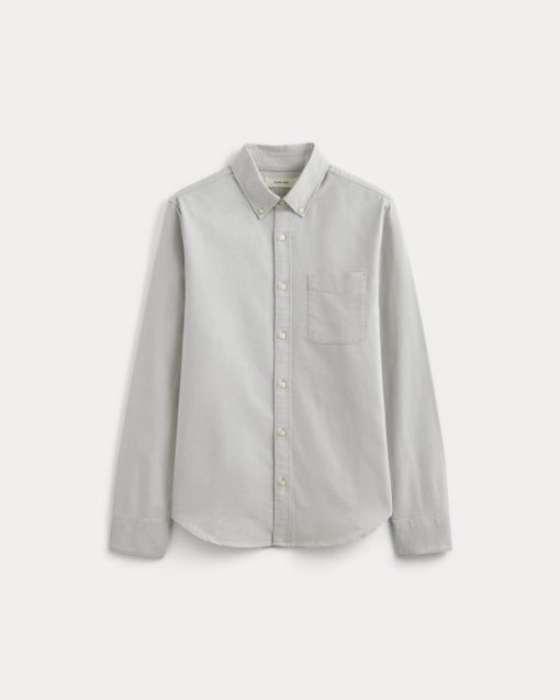 Alternative view of The Classic Oxford Shirt | Grey | Tall
