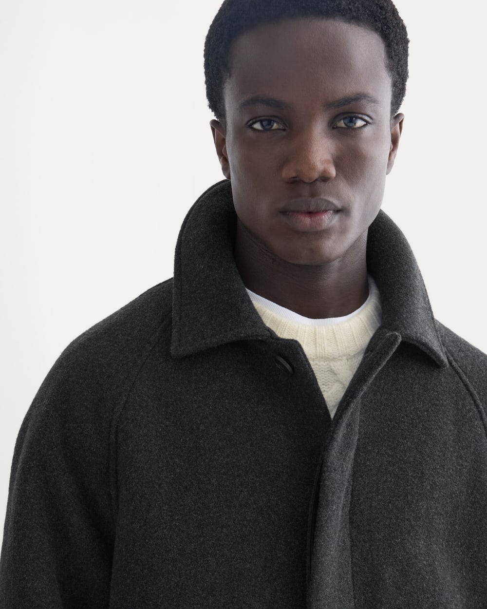 ReWool Car Coat | Heather Charcoal - Image 4