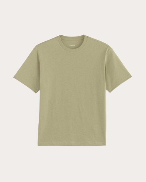 Alternative view of The Premium-Weight Relaxed Crew | Uniform | Elm